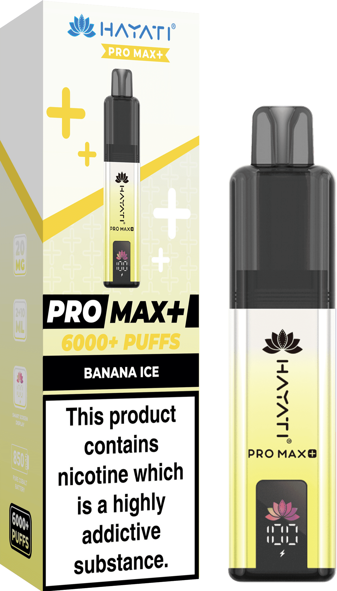 Hayati Pro Max+ 6000 Puffs Prefilled Kit - Box of 5