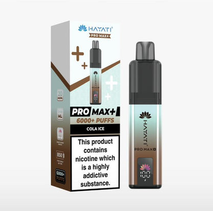 Hayati Pro Max+ 6000 Puffs Prefilled Kit - Box of 5