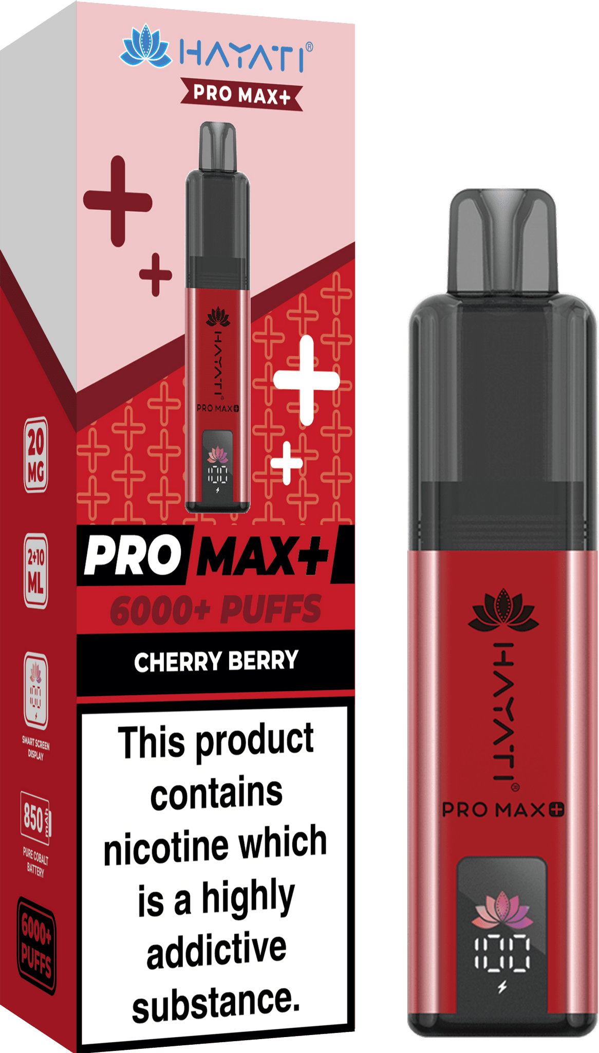 Hayati Pro Max+ 6000 Puffs Prefilled Kit - Box of 5