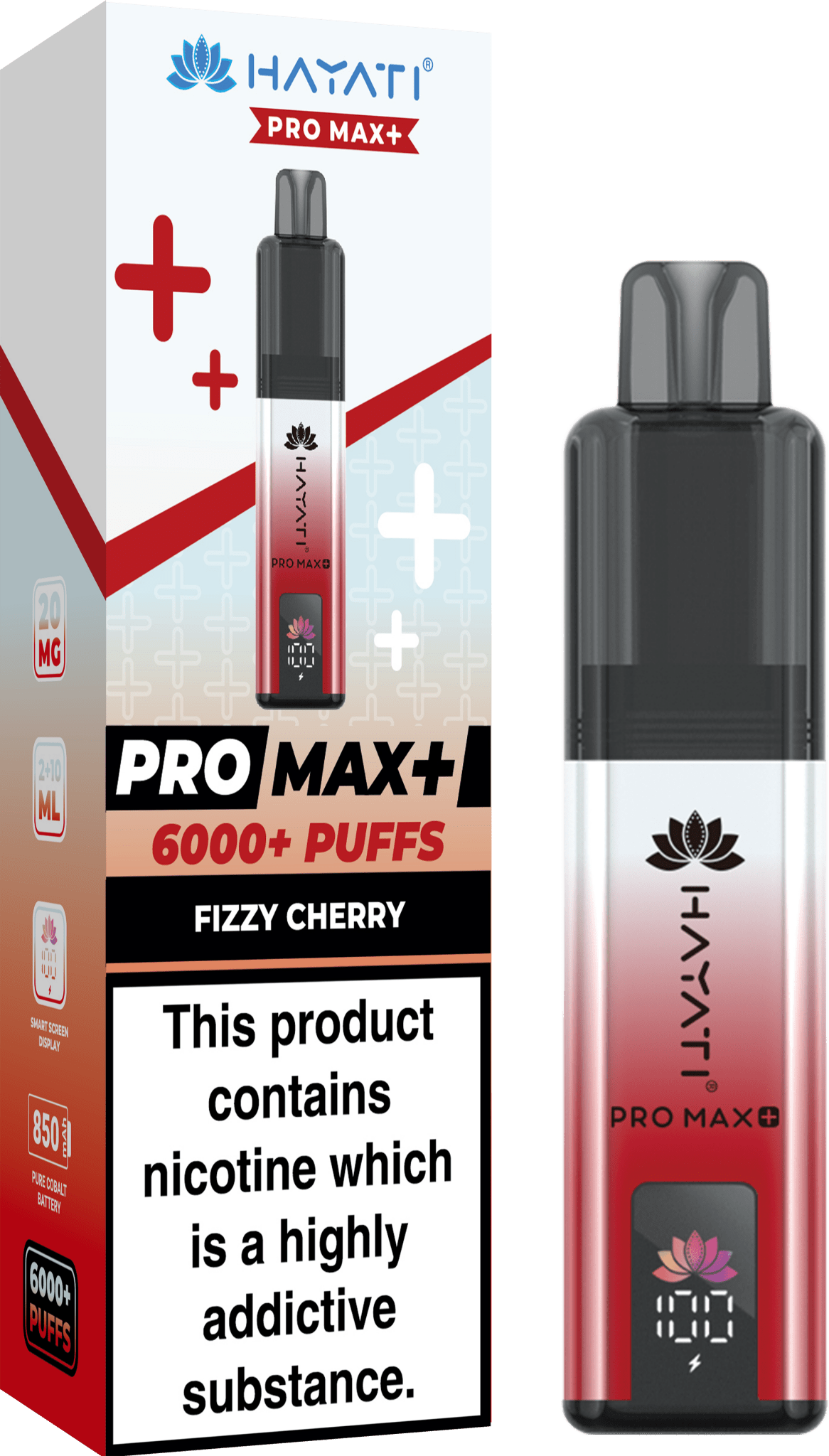 Hayati Pro Max+ 6000 Puffs Prefilled Kit - Box of 5