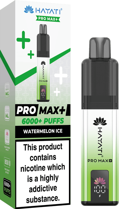 Hayati Pro Max+ 6000 Puffs Prefilled Kit - Box of 5