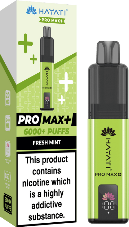 Hayati Pro Max+ 6000 Puffs Prefilled Kit - Box of 5