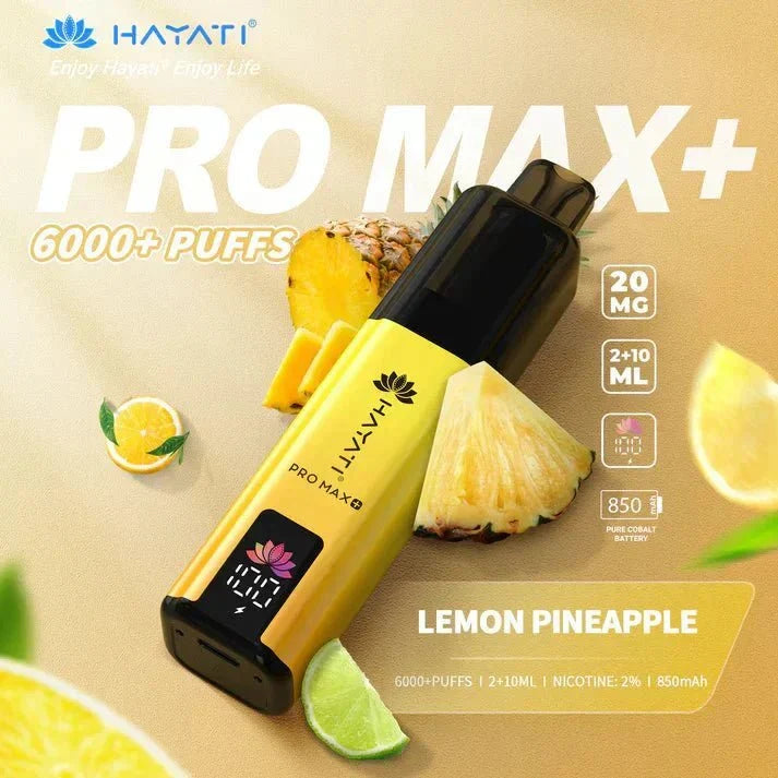 Hayati Pro Max+ 6000 Puffs Prefilled Kit - Box of 5