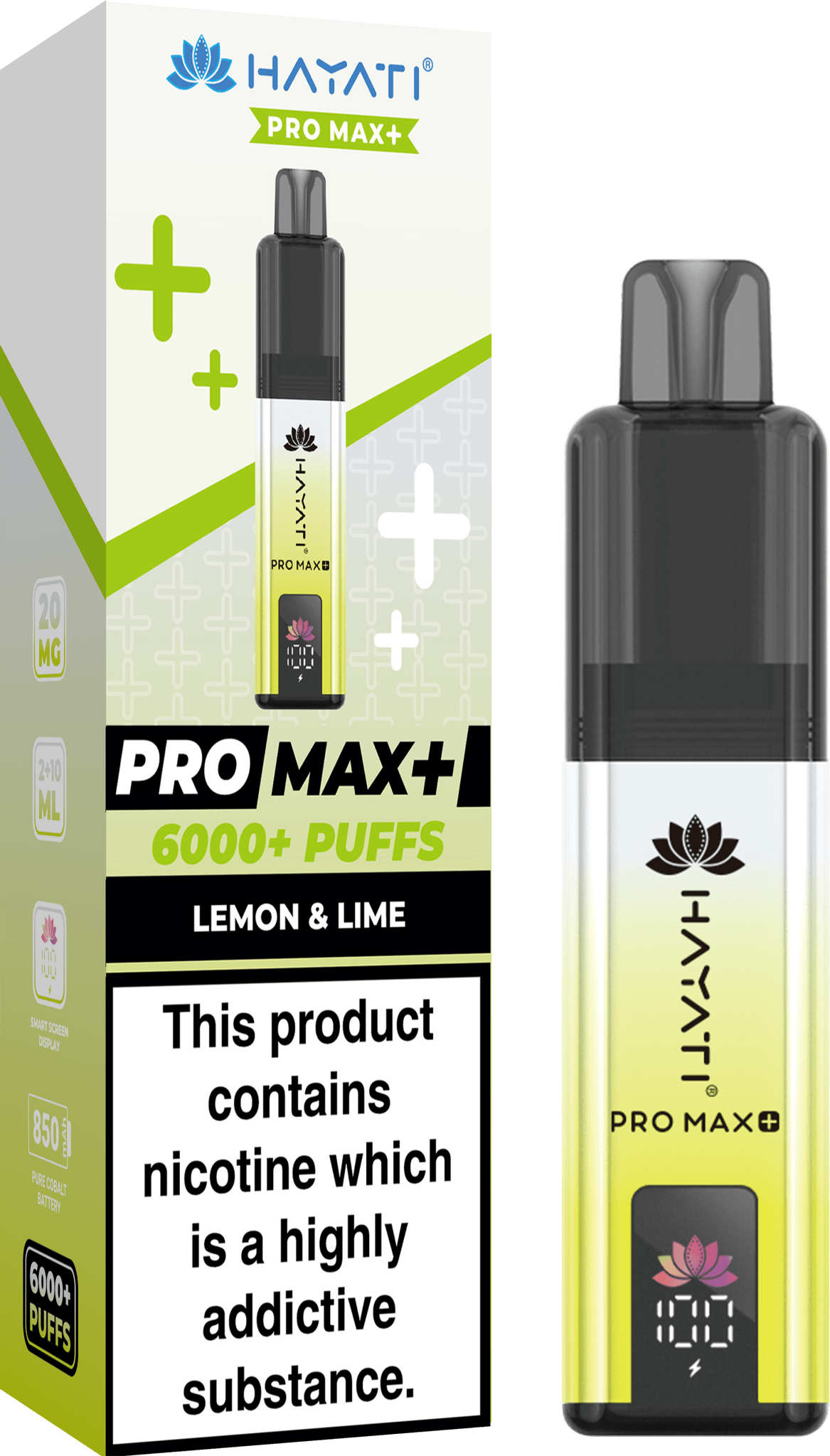 Hayati Pro Max+ 6000 Puffs Prefilled Kit - Box of 5