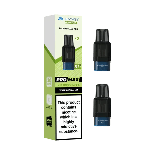 Hayati Pro Max S1 1000+ Prefilled Pods - Box 10