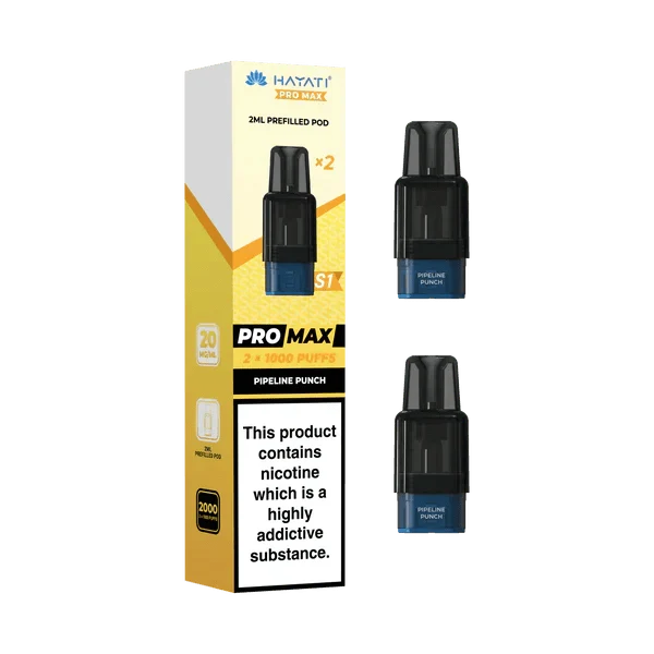 Hayati Pro Max S1 1000+ Prefilled Pods - Box 10