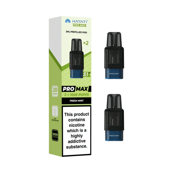 Hayati Pro Max S1 1000+ Prefilled Pods - Box 10
