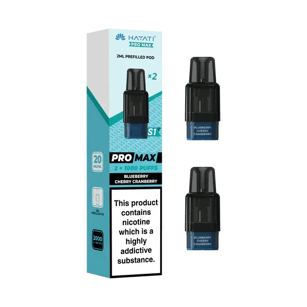 Hayati Pro Max S1 1000+ Prefilled Pods - Box 10