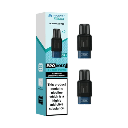Hayati Pro Max S1 1000+ Prefilled Pods - Box 10
