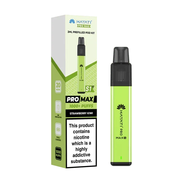 Hayati Pro Max S1 1000+ Puff Pre-Filled Pod Kit (Box of 10) - Get in £20.99