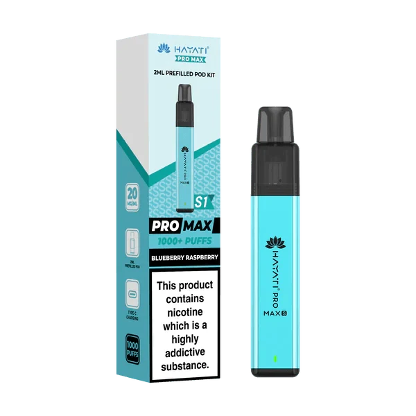 Hayati Pro Max S1 1000+ Puff Pre-Filled Pod Kit (Box of 10) - Get in £20.99