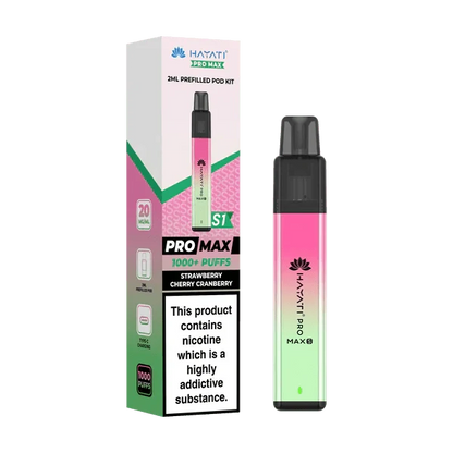 Hayati Pro Max S1 1000+ Puff Pre-Filled Pod Kit (Box of 10) - Get in £20.99