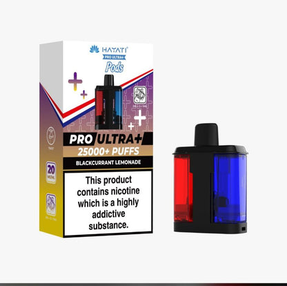 Hayati Pro Ultra Plus 25000 Prefilled Pods - Box of 5