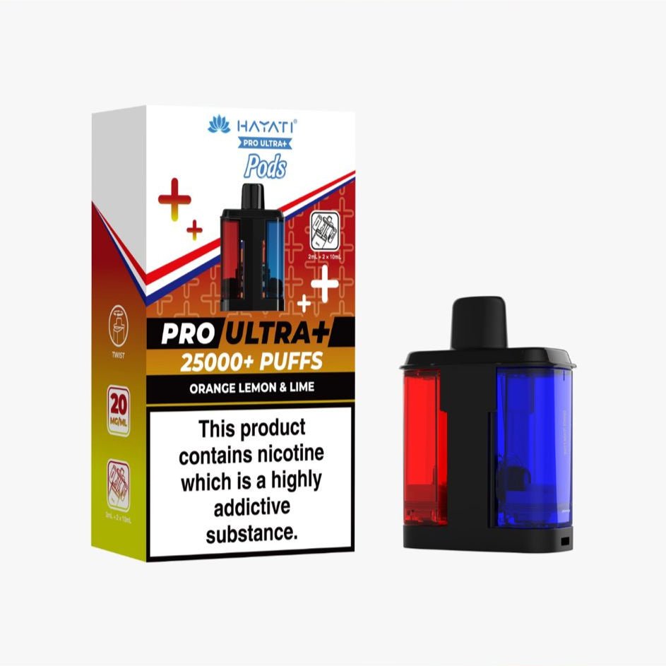 Hayati Pro Ultra Plus 25000 Prefilled Pods - Box of 5