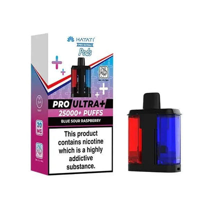 Hayati Pro Ultra Plus 25000 Prefilled Pods - Box of 5