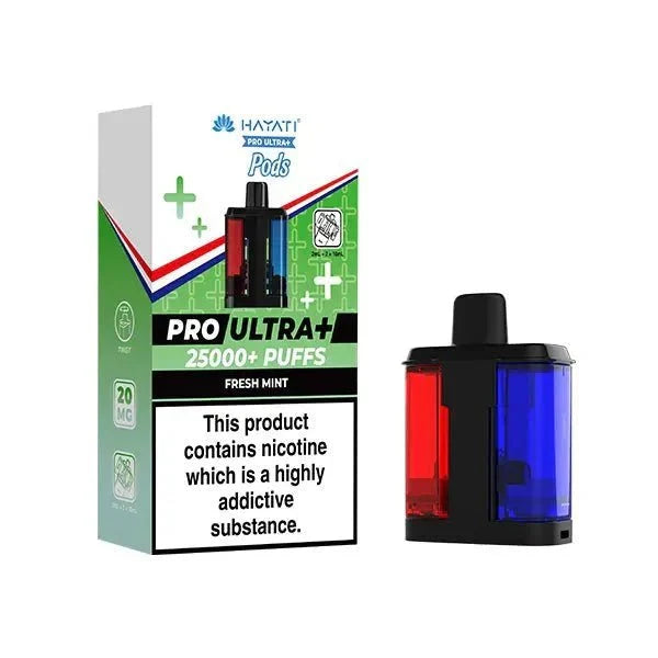 Hayati Pro Ultra Plus 25000 Prefilled Pods - Box of 5