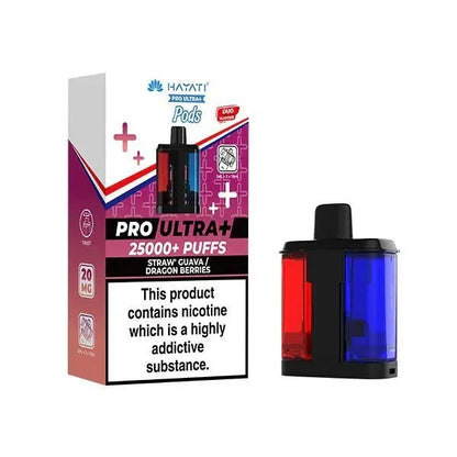Hayati Pro Ultra Plus 25000 Prefilled Pods - Box of 5