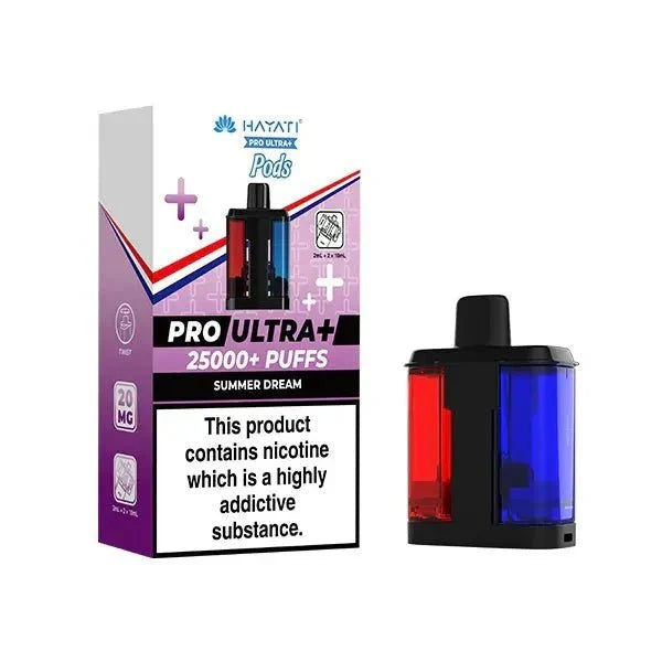 Hayati Pro Ultra Plus 25000 Prefilled Pods - Box of 5