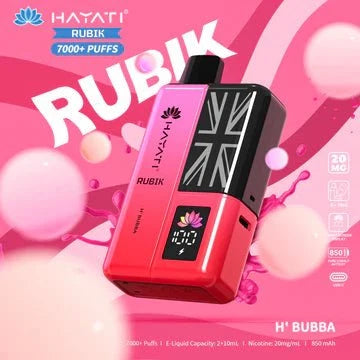 Hayati Rubik 7000 Puffs Prefilled Pod Kit (Pack of 5)