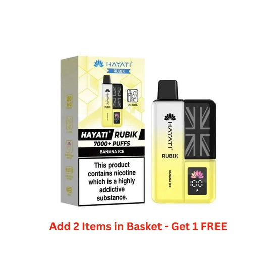 Hayati Rubik 7000 Puffs Prefilled Pod Kit (Pack of 5)