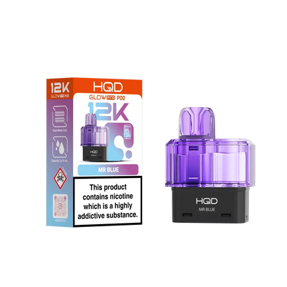 HQD Glow AIR 12K Prefilled Pods -Box of 5