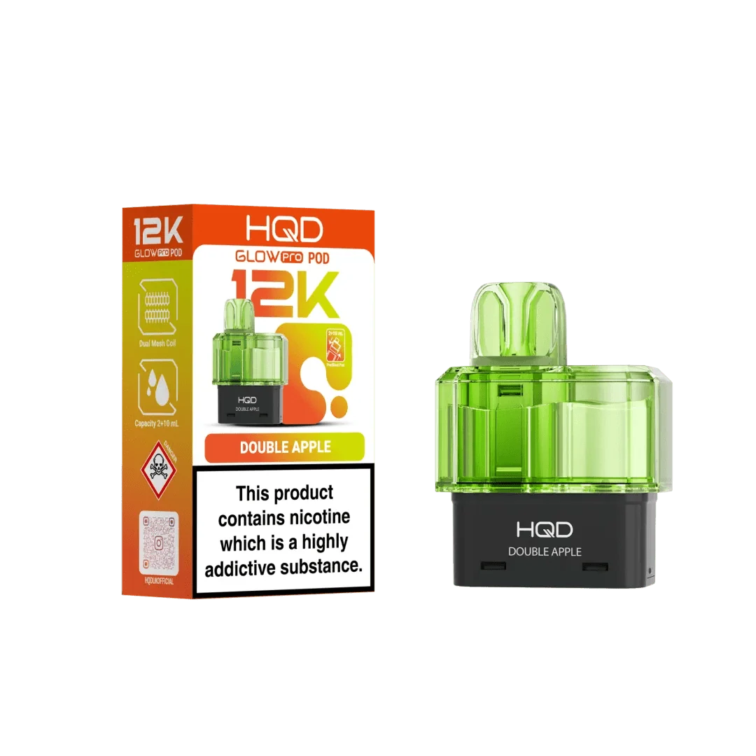 HQD Glow AIR 12K Prefilled Pods -Box of 5