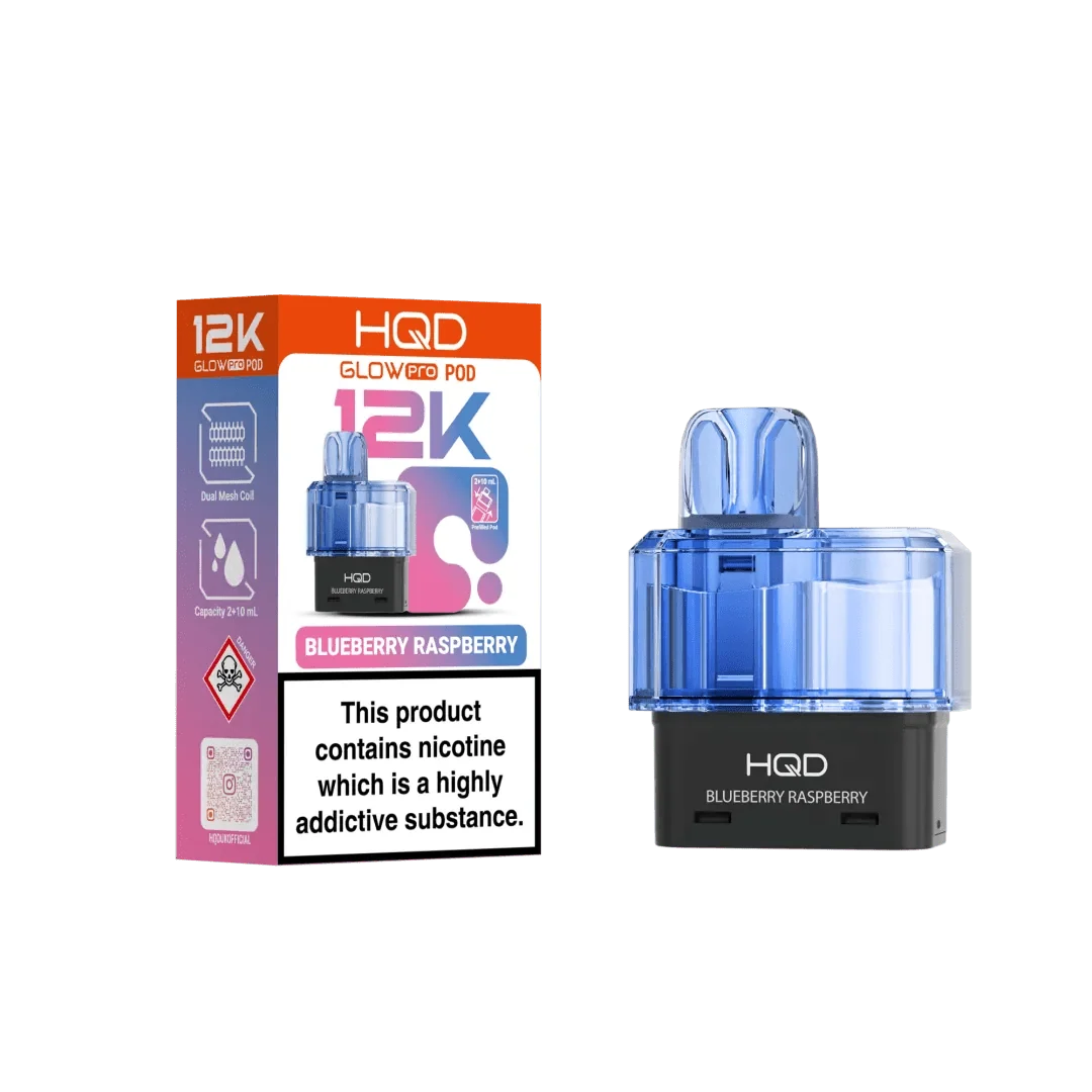 HQD Glow AIR 12K Prefilled Pods -Box of 5