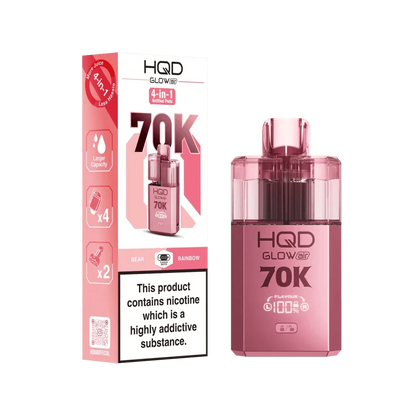 HQD Glow Air 70K Prefilled Kit (Box of 5)