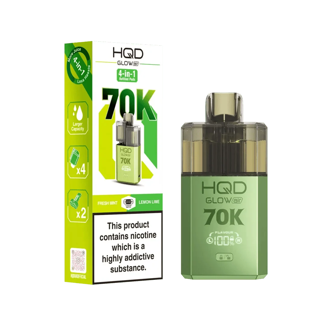 HQD Glow Air 70K Prefilled Kit (Box of 5)