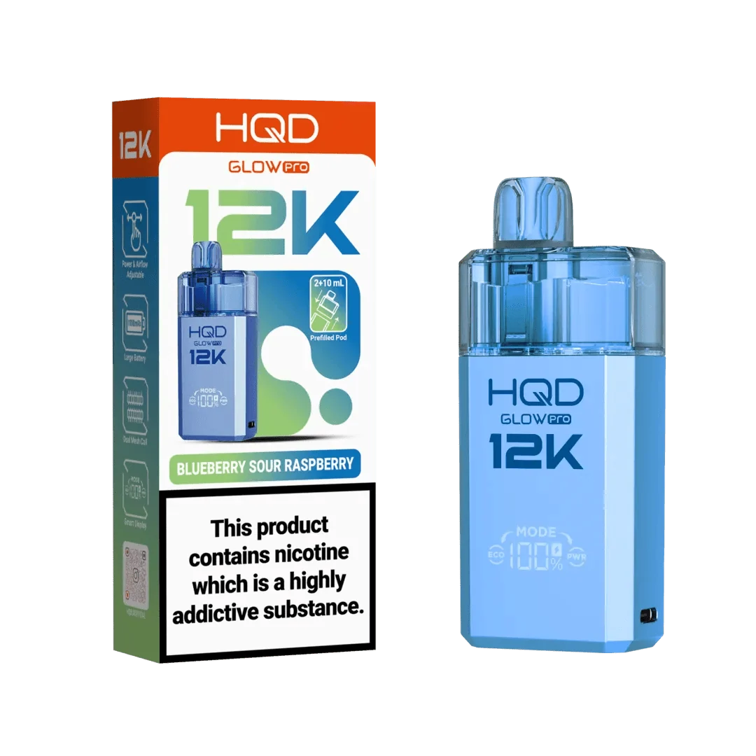 HQD Glow Pro 12k Prefiiled Kit (Box of 5)