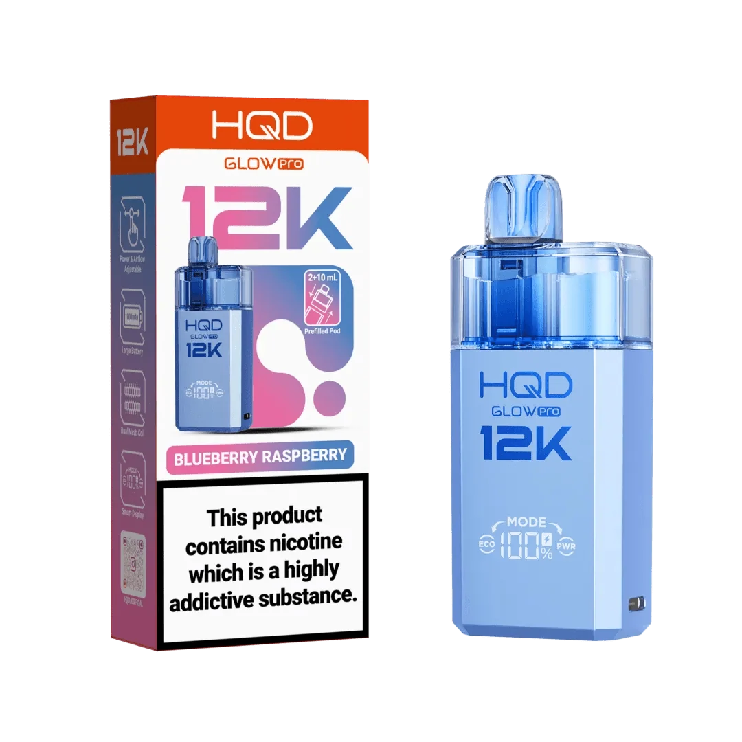 HQD Glow Pro 12k Prefiiled Kit (Box of 5)