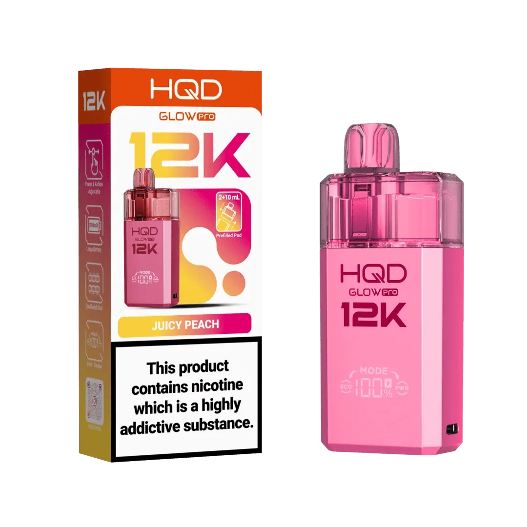 HQD Glow Pro 12k Prefiiled Kit (Box of 5)