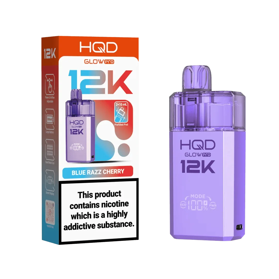 HQD Glow Pro 12k Prefiiled Kit (Box of 5)