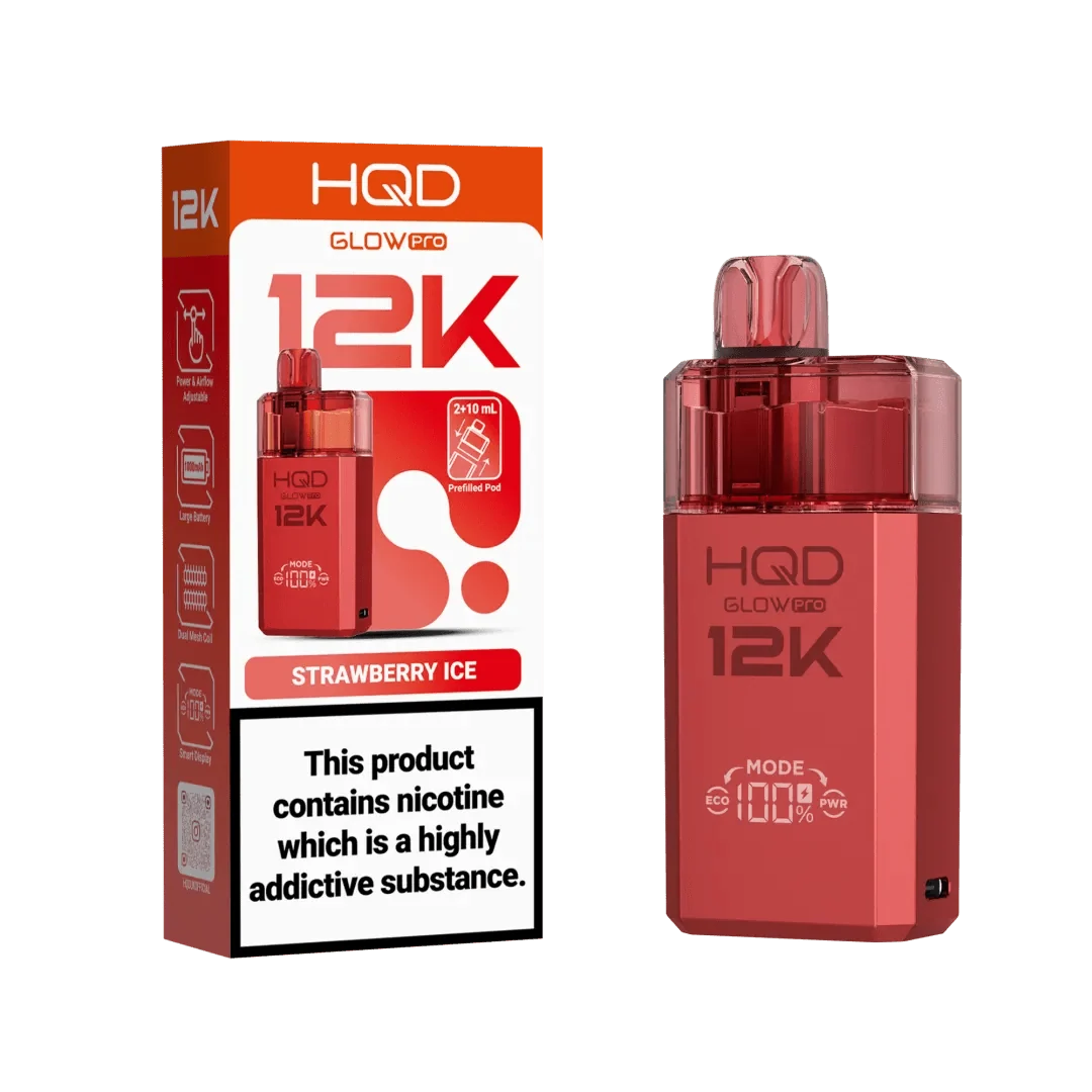 HQD Glow Pro 12k Prefiiled Kit (Box of 5)