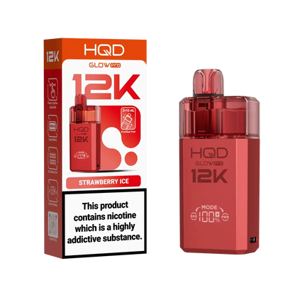 HQD Glow Pro 12k Prefiiled Kit (Box of 5)