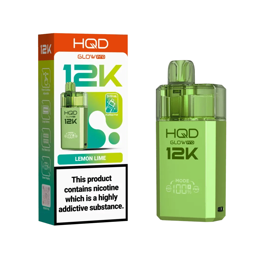 HQD Glow Pro 12k Prefiiled Kit (Box of 5)