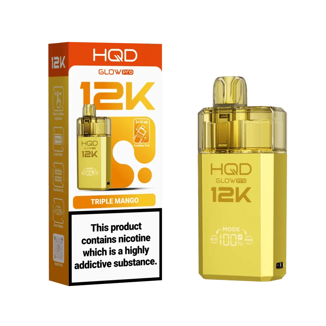 HQD Glow Pro 12k Prefiiled Kit (Box of 5)
