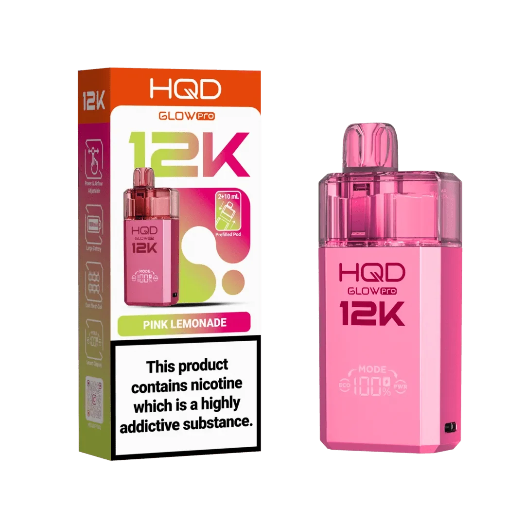 HQD Glow Pro 12k Prefiiled Kit (Box of 5)