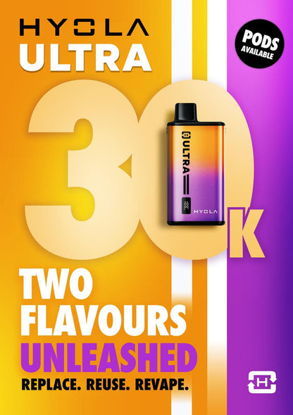 Hyola Ultra 30k Prefilled Pod Vape Kit (BOX OF 5)
