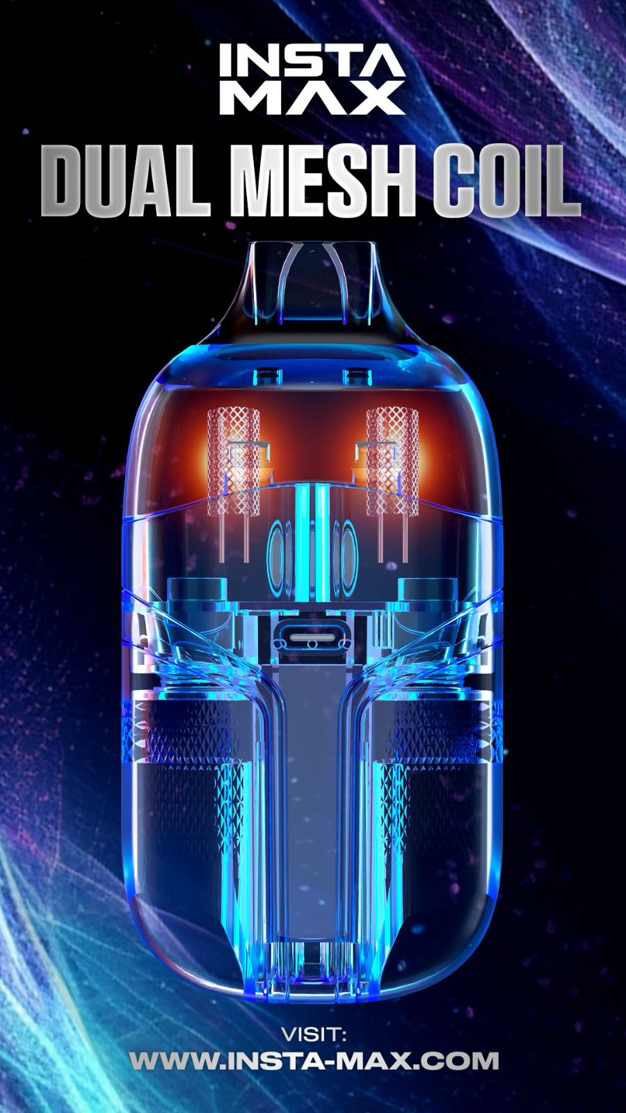 Insta Max 20k Puffs  Prefilled Pod kit Box of 5