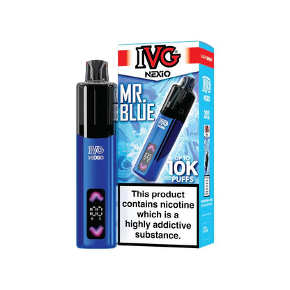 IVG Nexio 10K Prefilled Pod Vape Kit (Box Of 5)