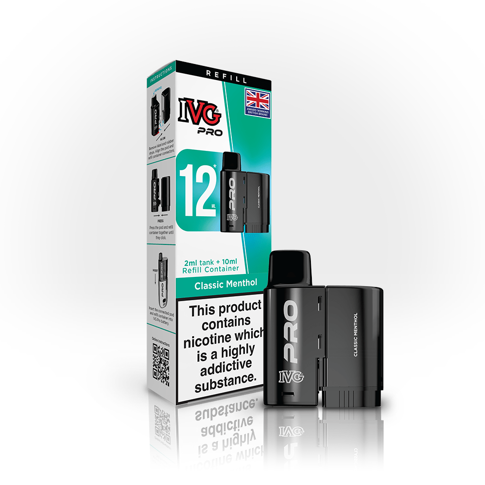IVG Pro 12 Prefilled Vape Pods (Box of 5)