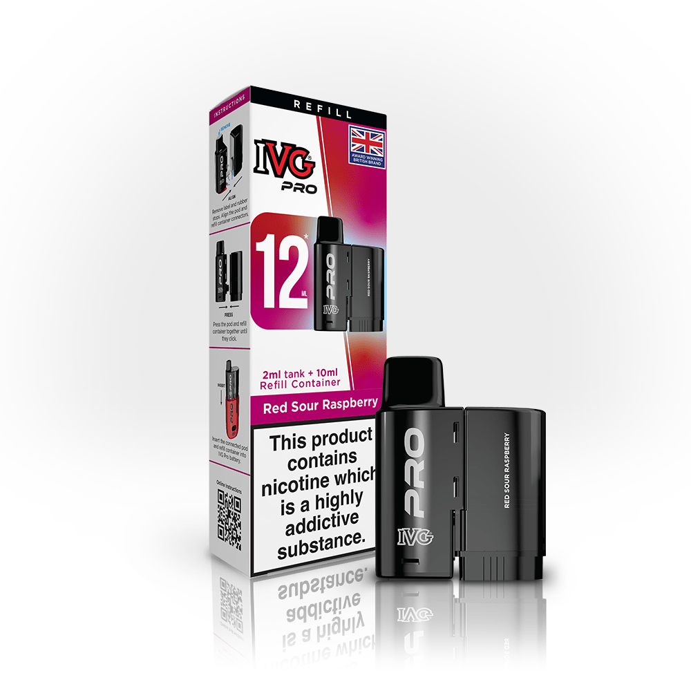 IVG Pro 12 Prefilled Vape Pods (Box of 5)