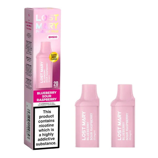Lost Mary BM600 Prefilled Pods  Pack of 2 - Box of 10