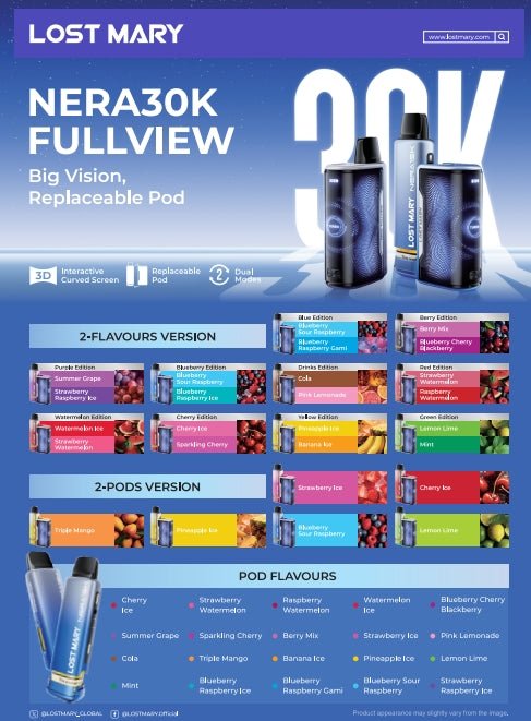 Lost Mary Nera 30K Prefilled pod kit (Box of 5)