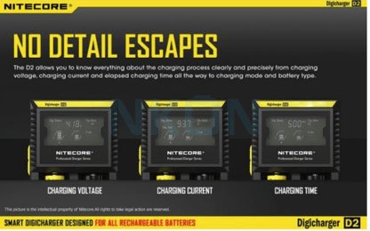 Nitecore Digicharger Battery Charger D2 EU