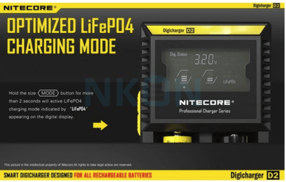Nitecore Digicharger Battery Charger D2 EU