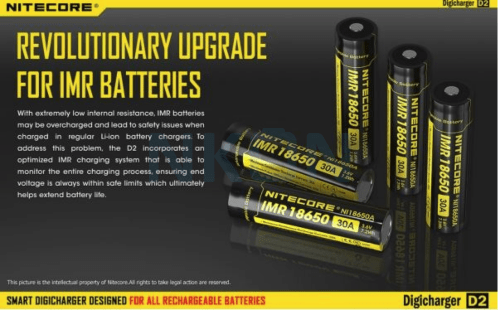 Nitecore Digicharger Battery Charger D2 EU