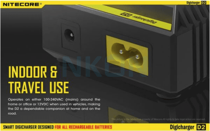 Nitecore Digicharger Battery Charger D2 EU