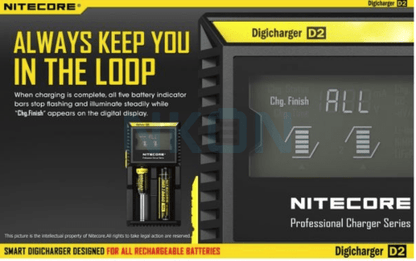Nitecore Digicharger Battery Charger D2 EU